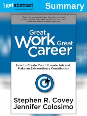cover image of Great Work, Great Career (Summary)
